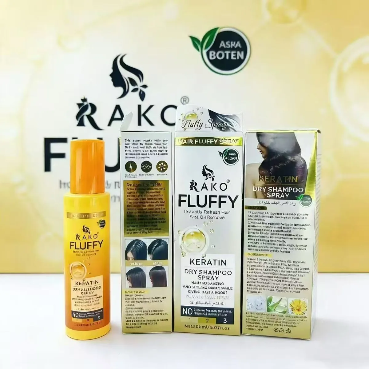 Rako Fluffy Keratin Dry Shampoo 100ml