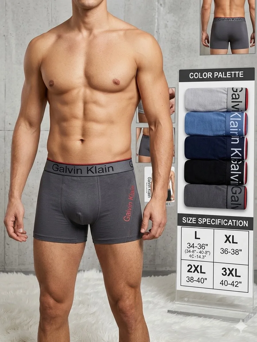 Calvin Klein Bokserki Męskie Szare L