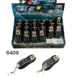 Klucz samochodowy 3w1 latarka laser shock czarny