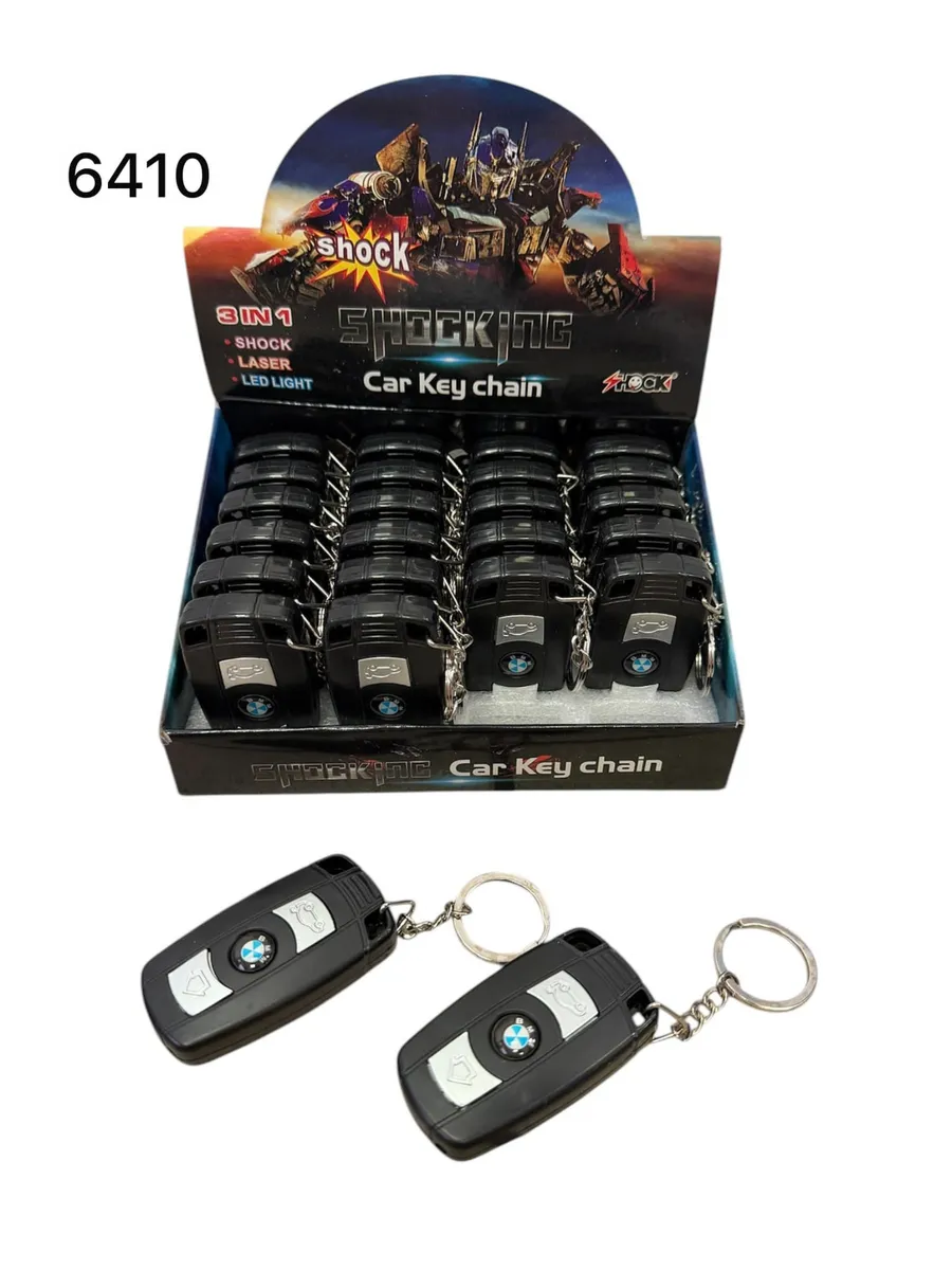 Brelok kluczy BMW 3w1 Shock z latarką laser i LED