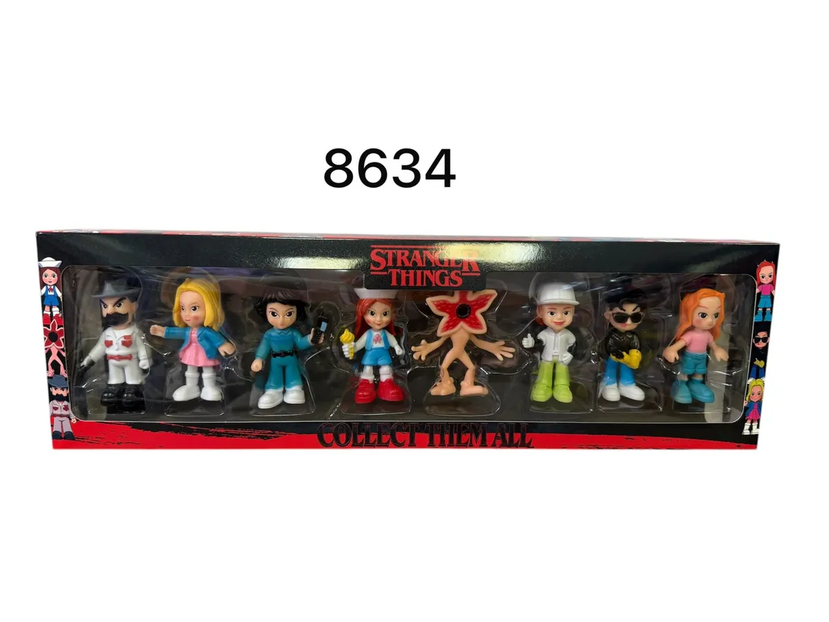 Zestaw figurek Stranger Things Collect Them All 8 szt