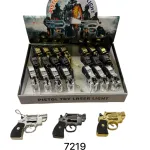 Zabawkowy pistolet laser light brelok czarny złoty srebrny