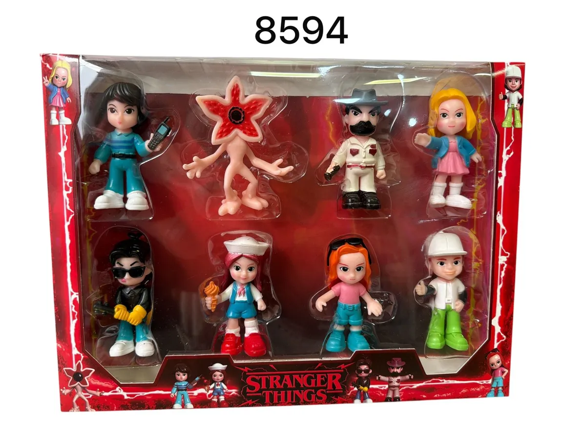 Zestaw 8 figurek Stranger Things w blistrze