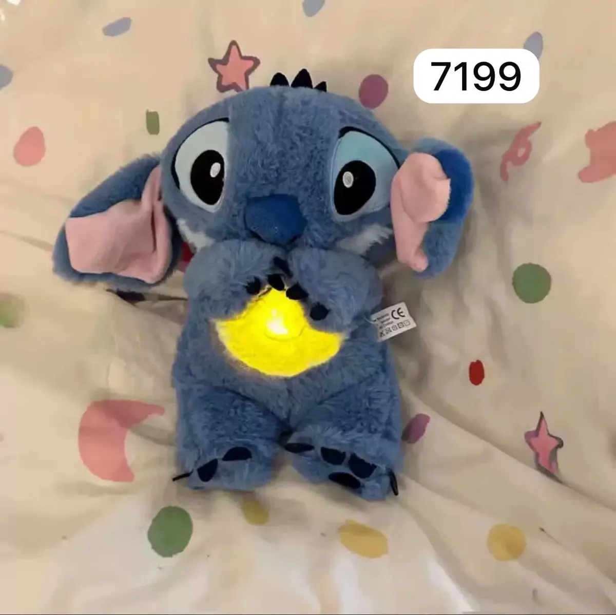 Pluszak Stitch Disney świecący niebieski