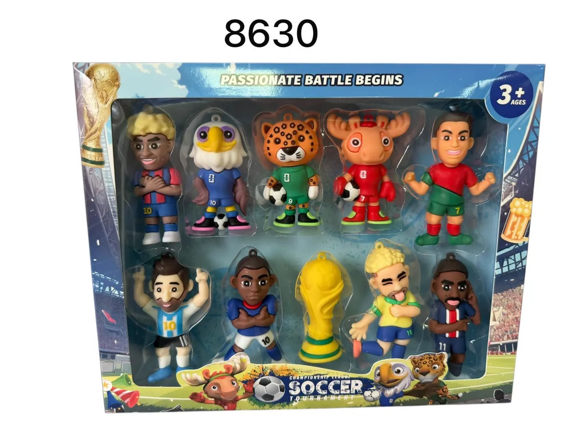 Zestaw figurek piłkarskich 10 szt Passionate Battle Begins 3+