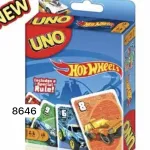 Gra karciana UNO Hot Wheels z figurkami 8646