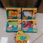 Zabawka drewniana Bell Animal Trailer YiYi 3+