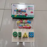 Bee Clip Wooden Shape Sorter 36m+