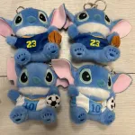 Brelok pluszowy Stitch koszulka 23 i 10 niebieski