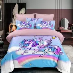 Komplet pościeli 3-częściowy Unicorn 160x200 dla dzieci