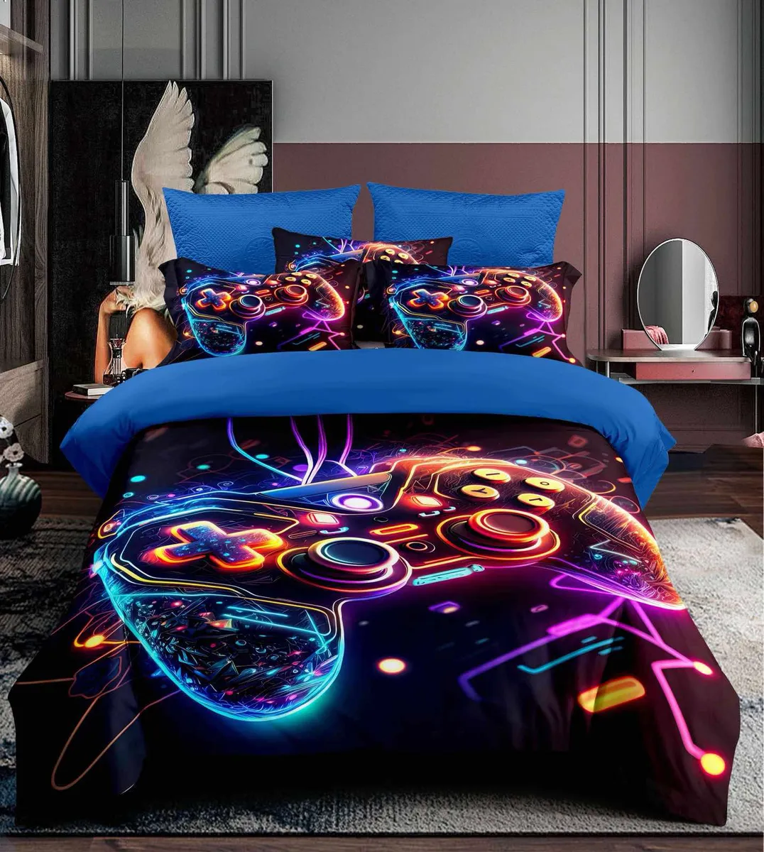 Komplet pościeli 3-częściowy Gaming 160x200cm
