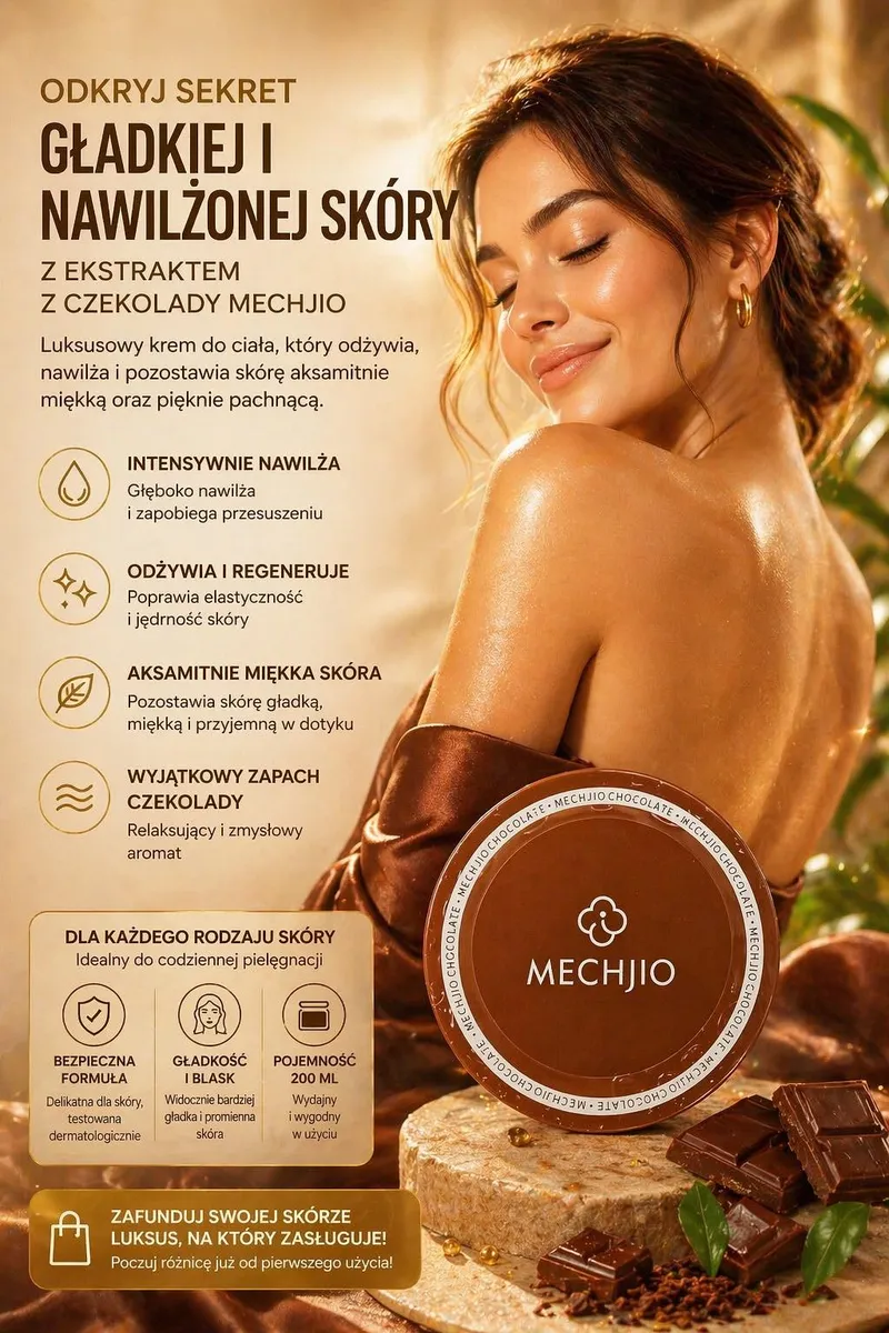 Krem do ciała Mechjio Chocolate 200ml nawilżający