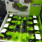Zabawkowy ciągnik ładowarka Farm Truck zielony z 8 pcs