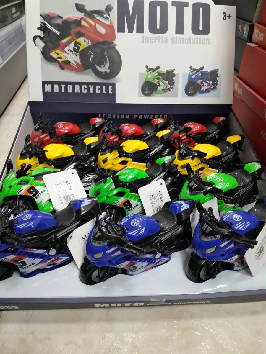 Zabawkowy motocykl Moto Inercja symulacja 3+ multikolor