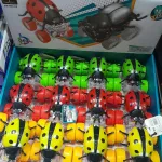 Zabawkowe Buggies Off Road Inercja Ladybug 12 szt mix kolorów