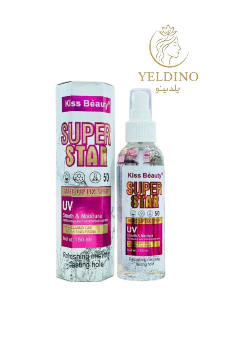 Spray utrwalający makijaż Kiss Beauty Super Star 150ml