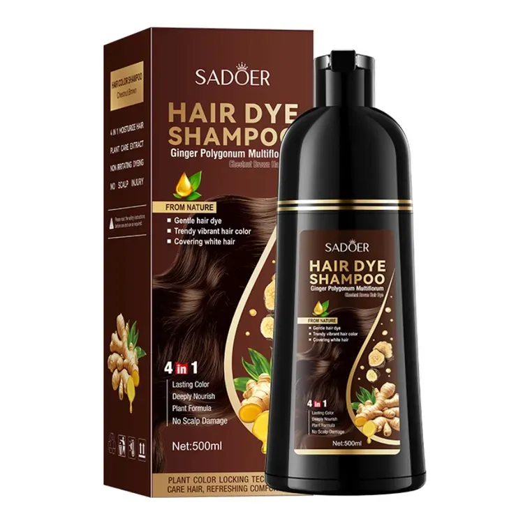 Szampon farbujący SADOER Kasztanowy Imbir 500ml