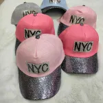 Czapka z daszkiem NYC różowa 50-54
