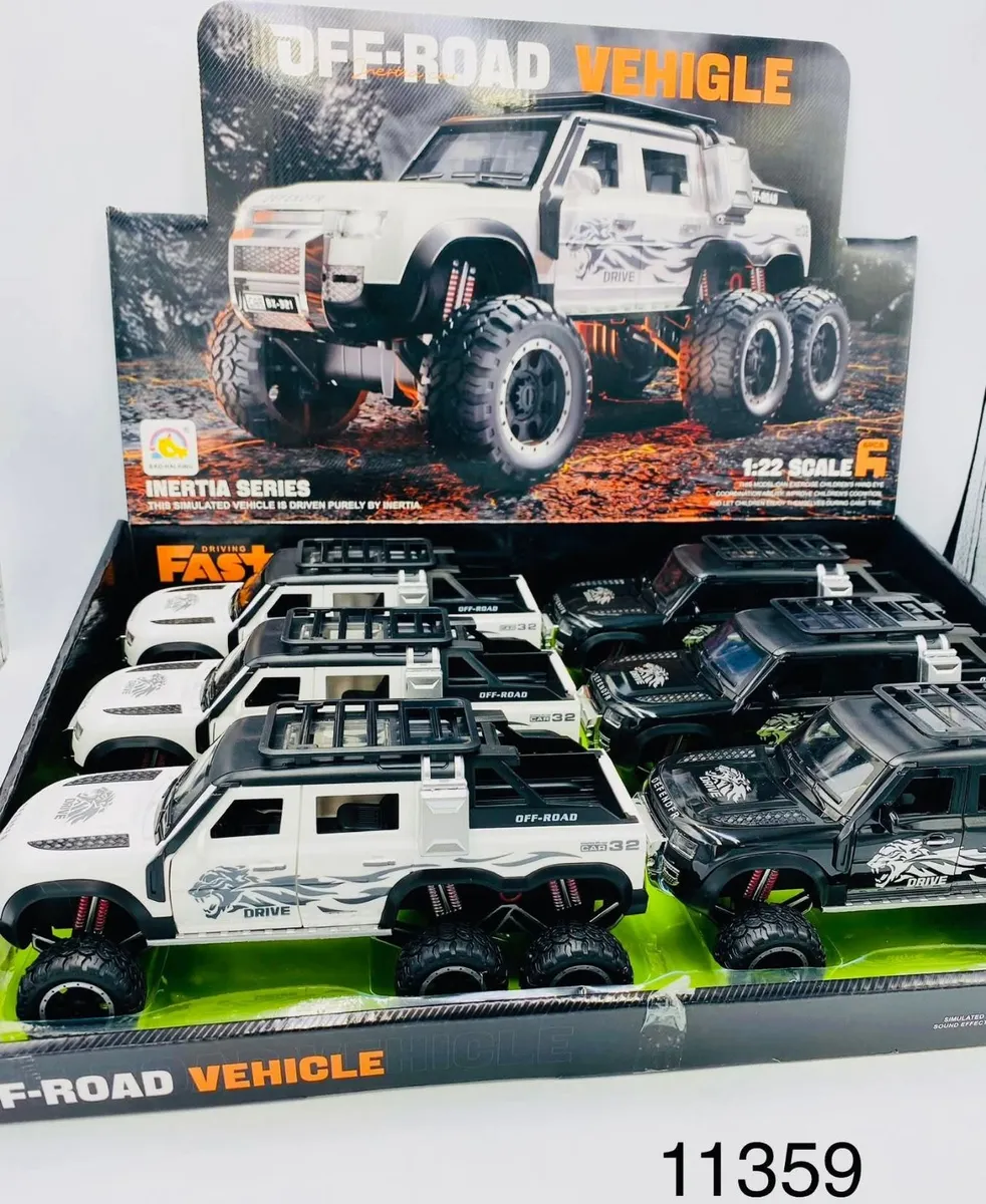 Model off-roadowy Fast & Drive 1:22 biały z smokiem