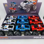 Zabawkowe monster trucki policyjne Bigfoot Off-Road seria 11364