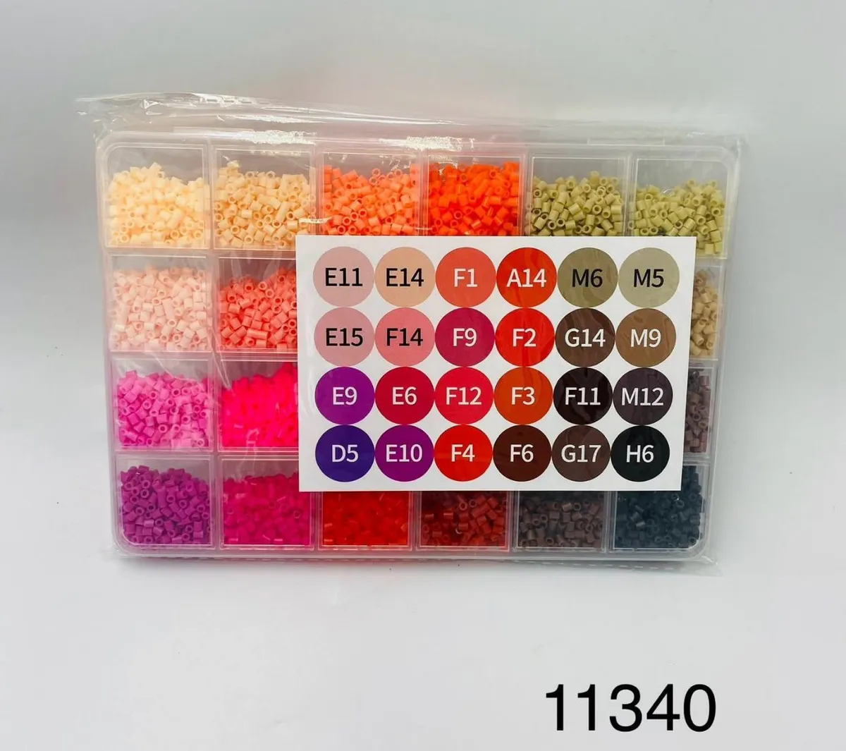 Zestaw koralików HamaBeads 25 kolorów 11340