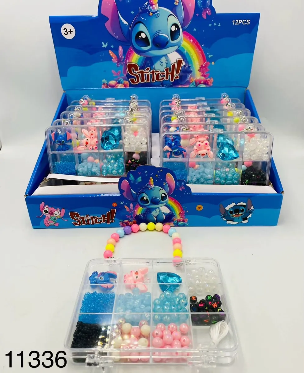 Zestaw do składania bransoletek Stitch Disney 3+