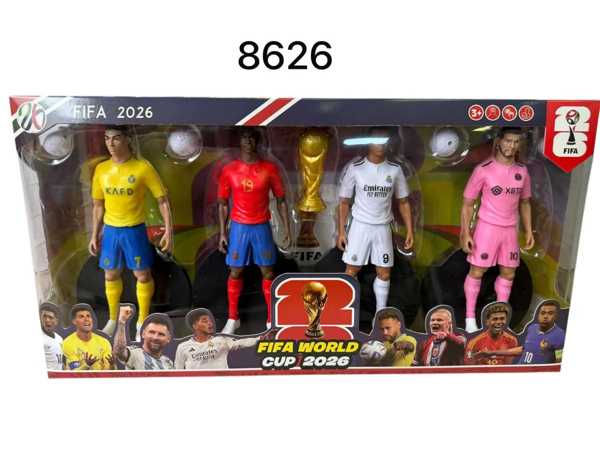 Zestaw 4 figurek piłkarzy FIFA World Cup 2026
