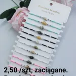 Bransoletki Fashion Hand Made z muszelkami mix kolorów