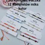 Bransoletki Fashion Jewelry Mix Kolorów 12 Kompletów