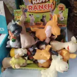Zestaw figurek Happy Ranch zwierząt farmowych 12 szt
