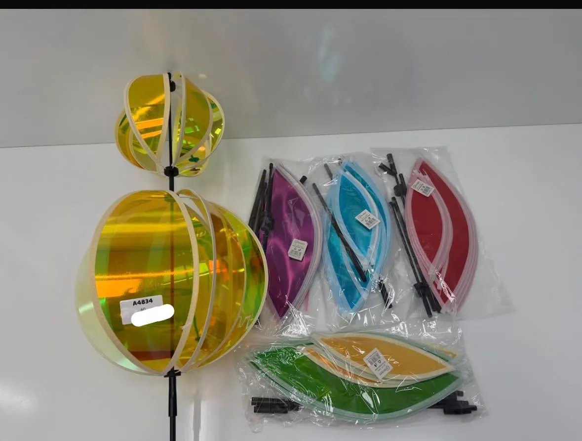 Wiatrak Ogrodowy Holograficzny Wielokolorowy