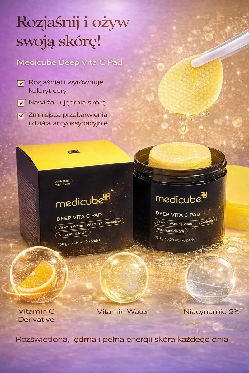 Medicube Deep Vita C Pad 70 płatków 150g