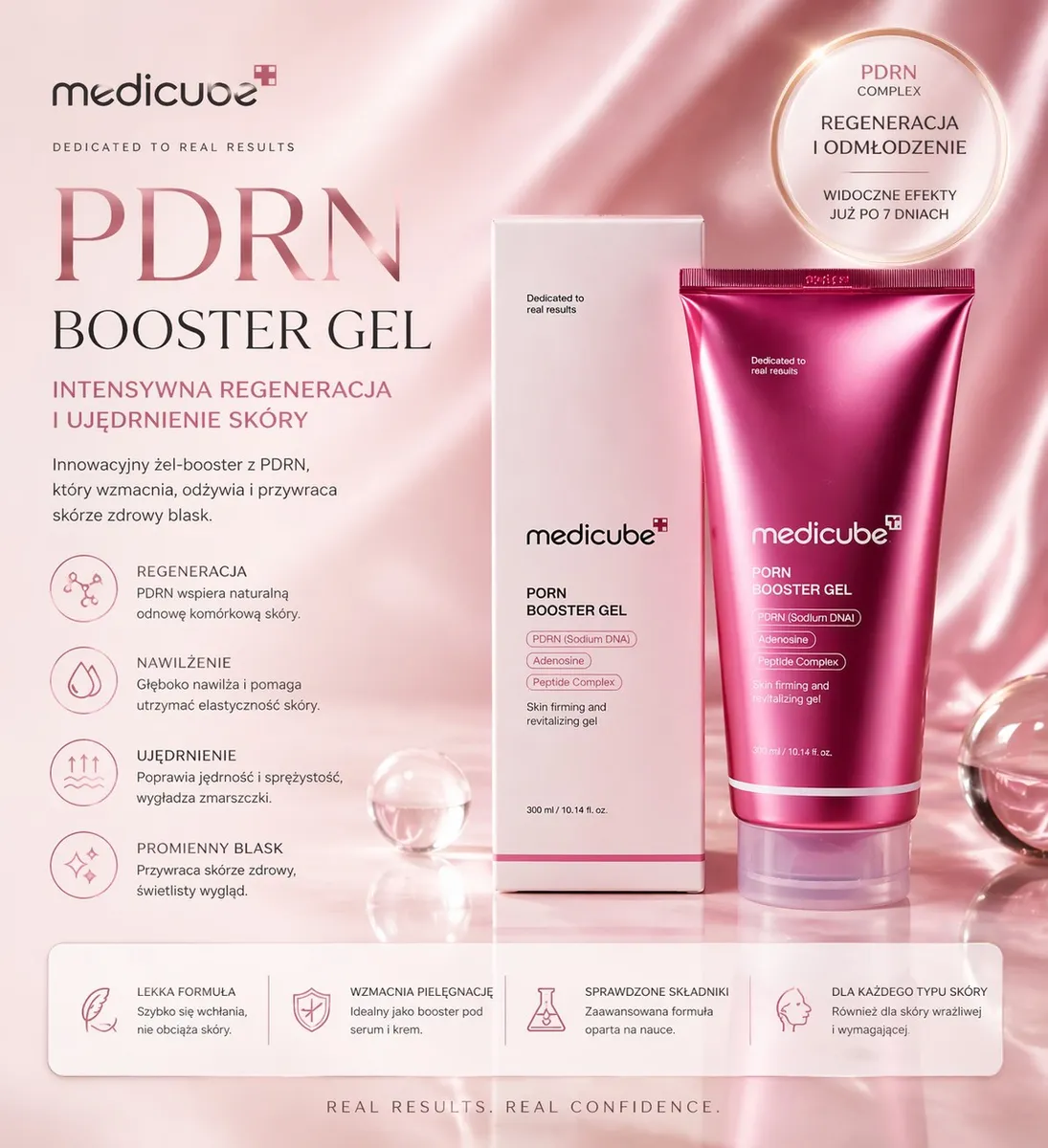 Medicube PDRN Booster Gel 30ml Regenerujący Żel