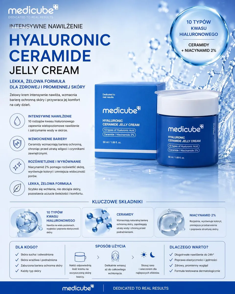 Medicube Hyaluronic Ceramide Jelly Cream 50ml