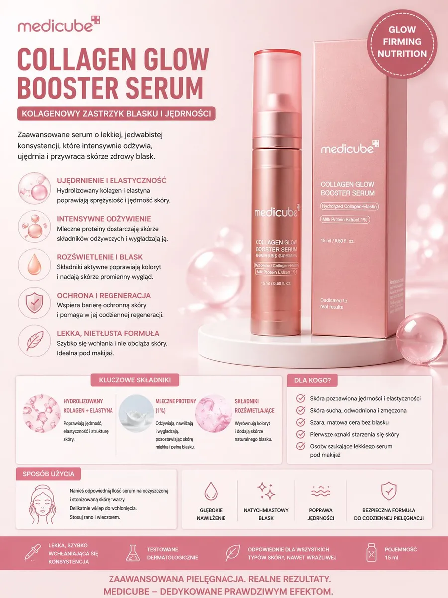 Medicube Collagen Glow Booster Serum 15ml