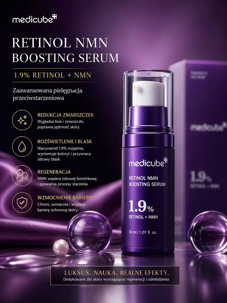 Medicube Retinol NMN Boosting Serum 1.9% 30ml