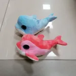 Maskotka Delfin Pluszowa 20cm Niebieska i Różowa