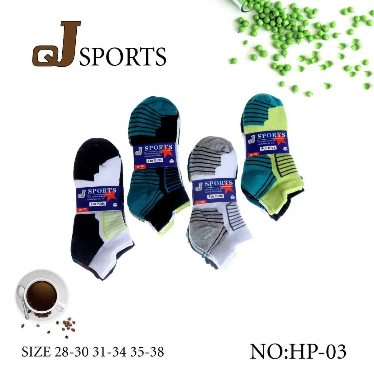 Skarpetki sportowe J Sports dla dzieci wielopak 28-38
