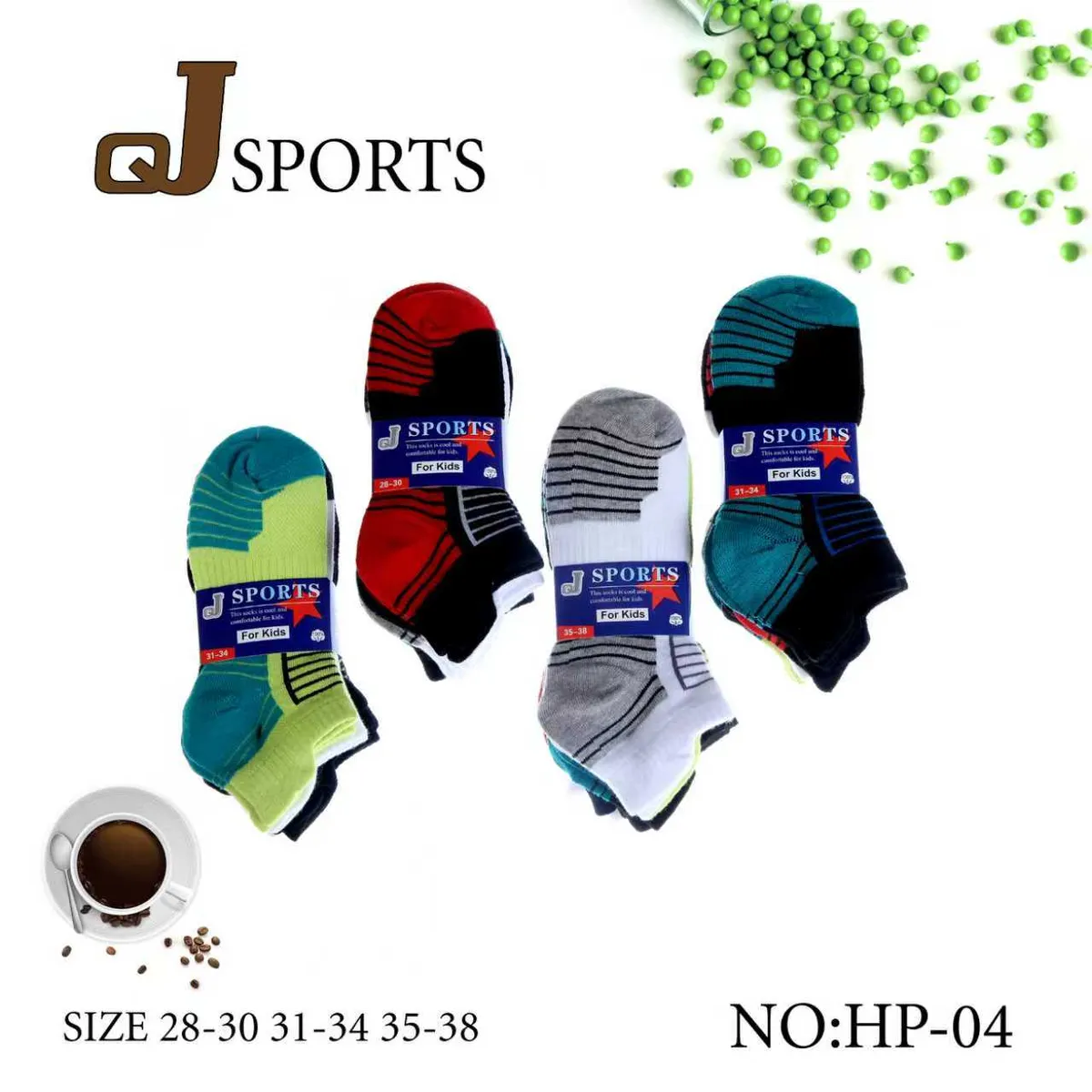 Skarpetki sportowe J Sports dla dzieci wielopak 28-38