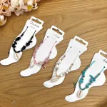Zestaw 4 bransoletek na kostkę Fashion Anklet