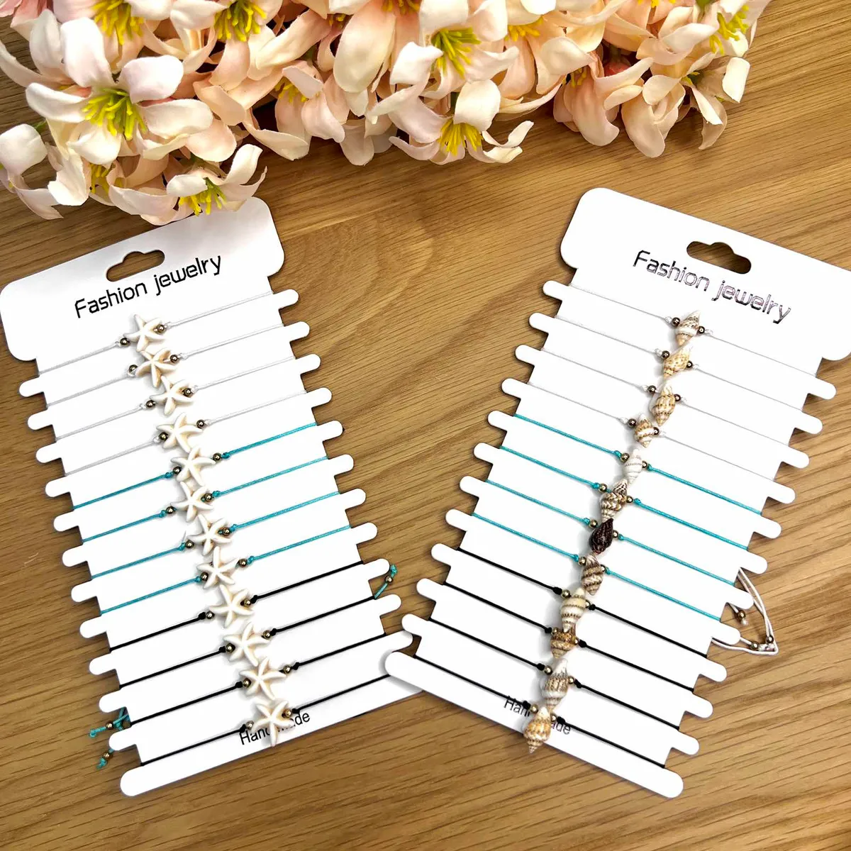 Bransoletki Fashion Jewelry Muszelki Gwiazdy Błękitne