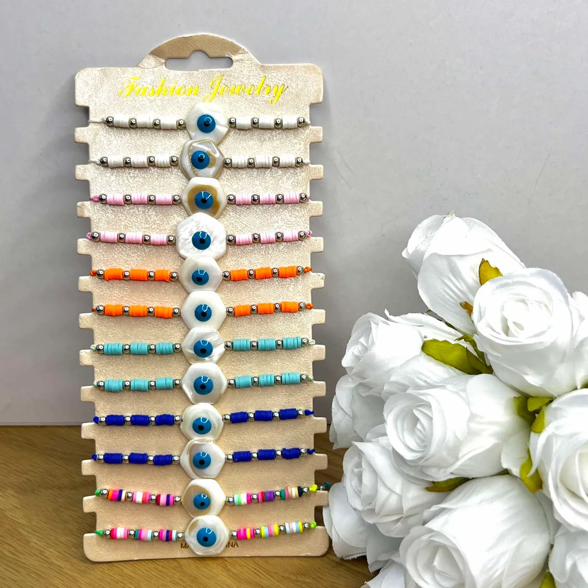 Bransoletki z Okiem Opiekuna Wielokolorowe Fashion Jewelry