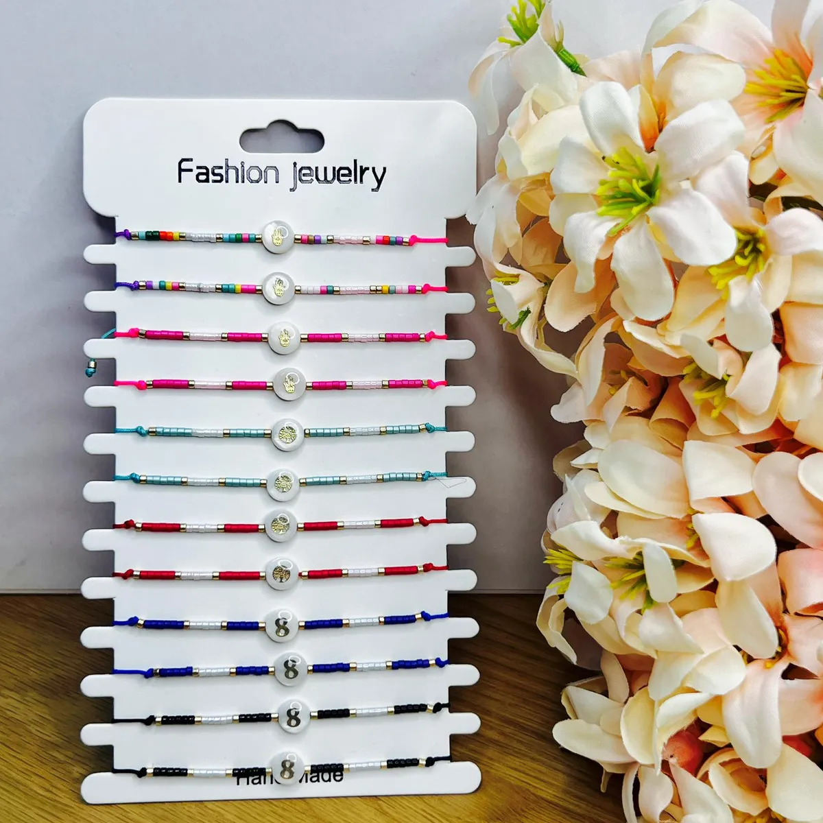 Bransoletki Fashion Jewelry z zawieszką 8 ręcznie robione