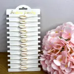 Bransoletki z muszlą owsianką Fashion Jewelry 12 szt
