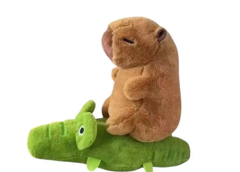 Zabawka pluszowa wombat na krokodylu 35cm