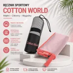 Ręcznik Sportowy Cotton World Różowy 80x150cm