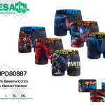 Pesail Męskie Bokserki Antybakteryjne z Motywami Dzikich Zwierząt Rozm. M-2XL