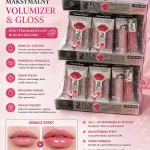 Glamour Beauty 2w1 Lip Maximizer & Gloss różowy