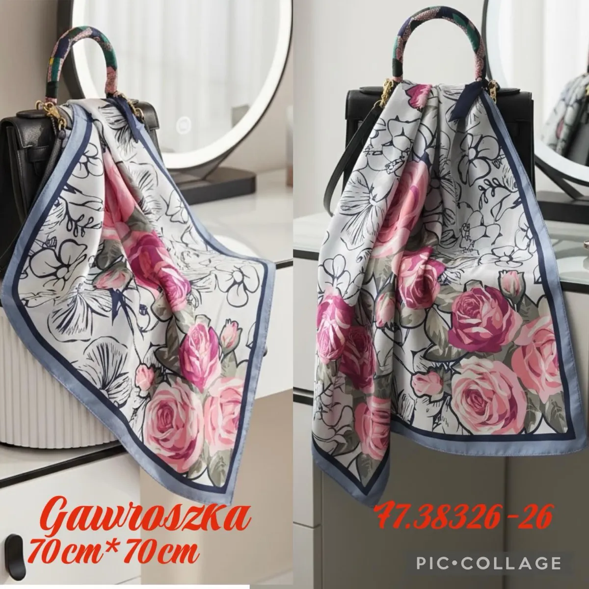 Gawr Gura Gawroszka Kwiatowa 70x70cm