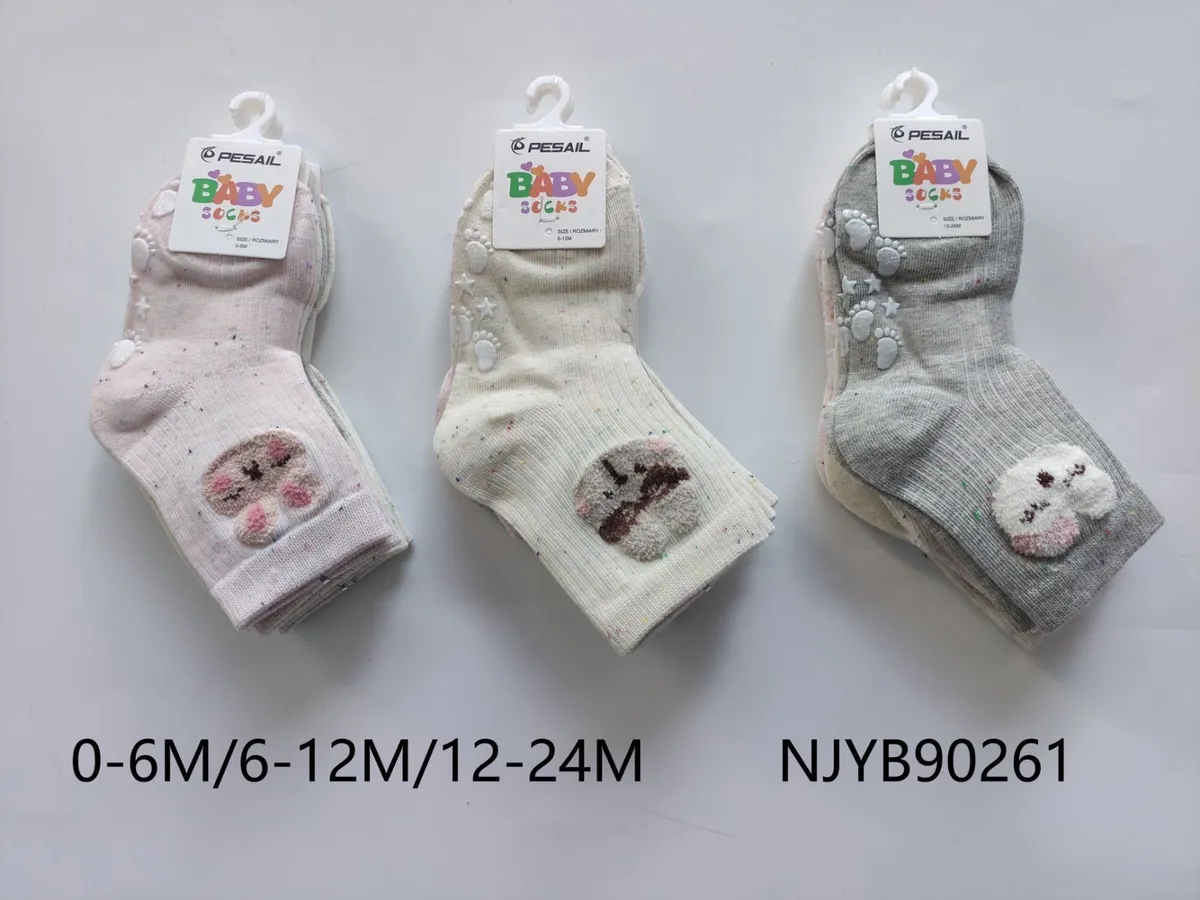 Skarpetki niemowlęce Pesail Baby 3 pary 0-24M